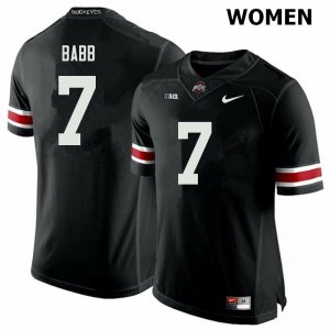 Women's Ohio State Buckeyes #7 Kamryn Babb Black Nike NCAA College Football Jersey March DCL8544ED
